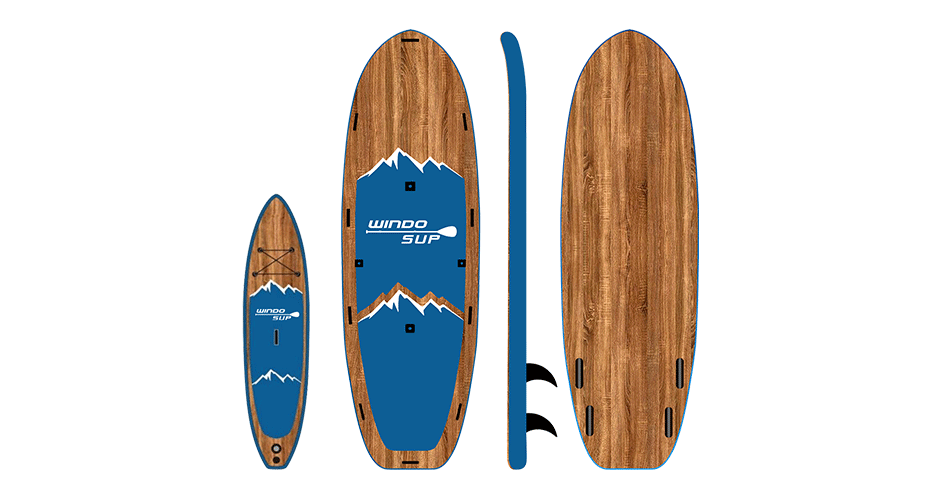 Teak Inflatable Stand Up Paddle Board iSUP