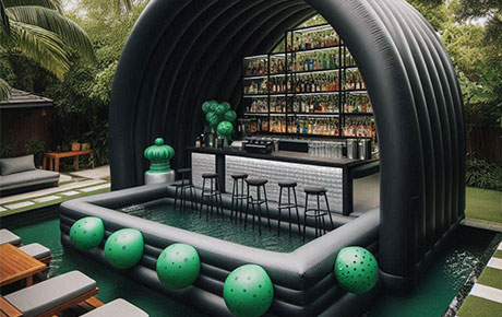 Inflatable Pool Bar